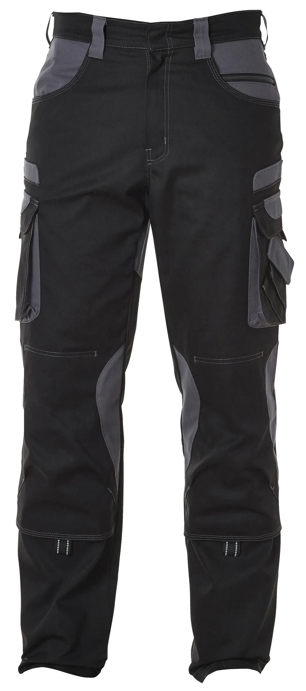 Pionier workwear broek met tailleband tools trousers tools size 62 pioneer black grey
