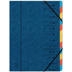 Ordenar carpetas exacompta 5222z azul a4