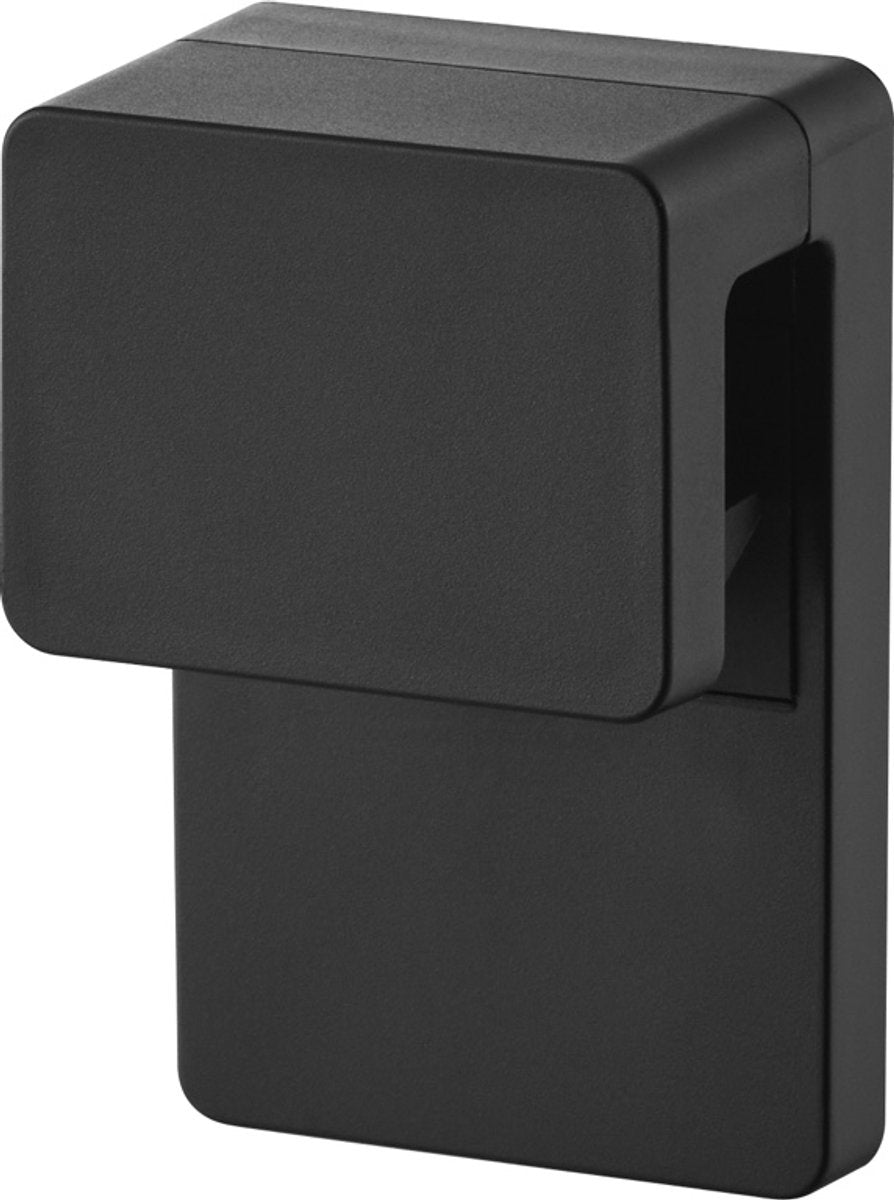 Portaspazzolino autoadesivo Yamazaki (set di 2) -torre - nero