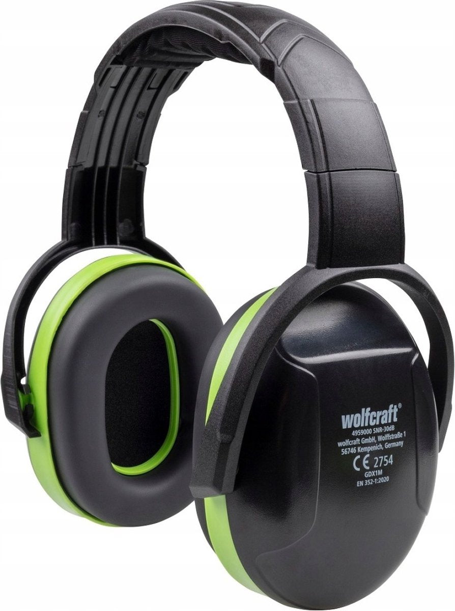 Wolfcraft - protección auditiva - orejeras 30db - ear muff pro - 4959000