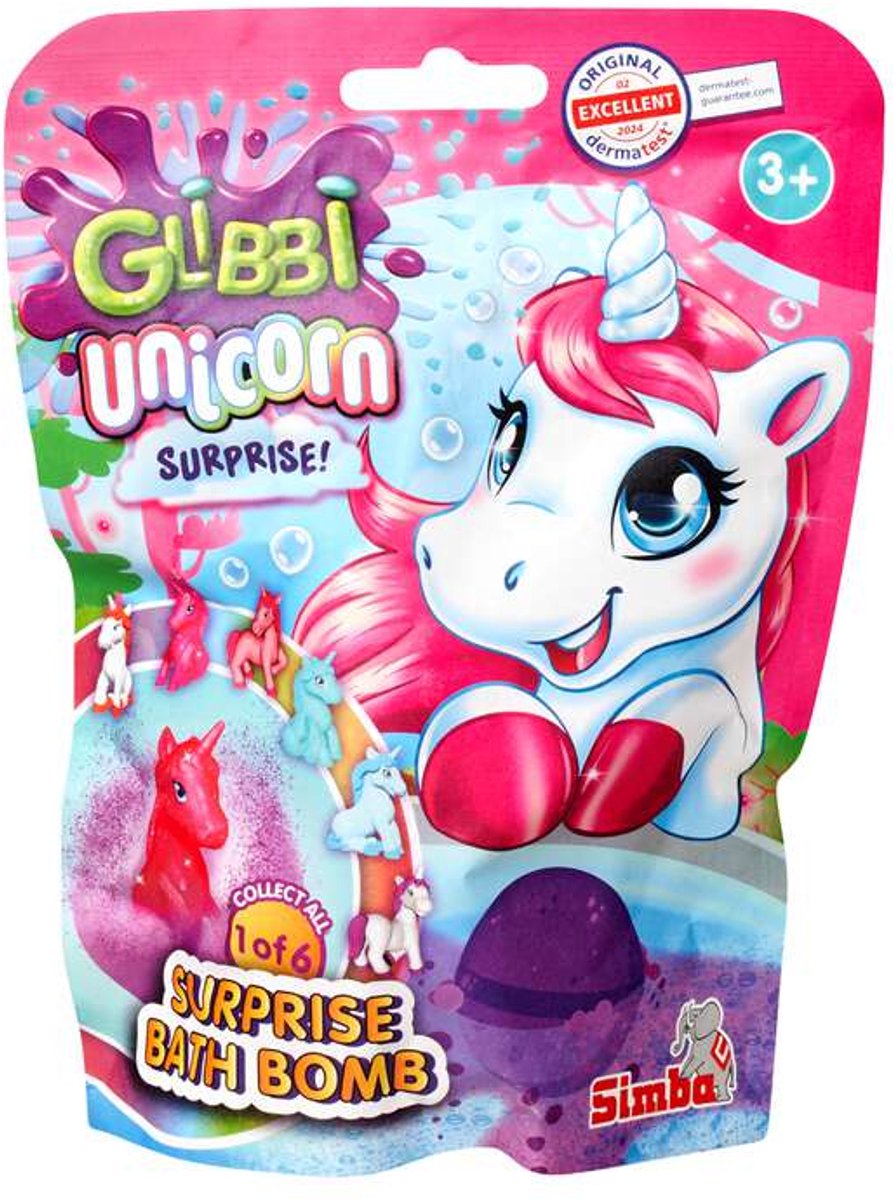 Bomba de baño sorpresa unicornio Simba glibi