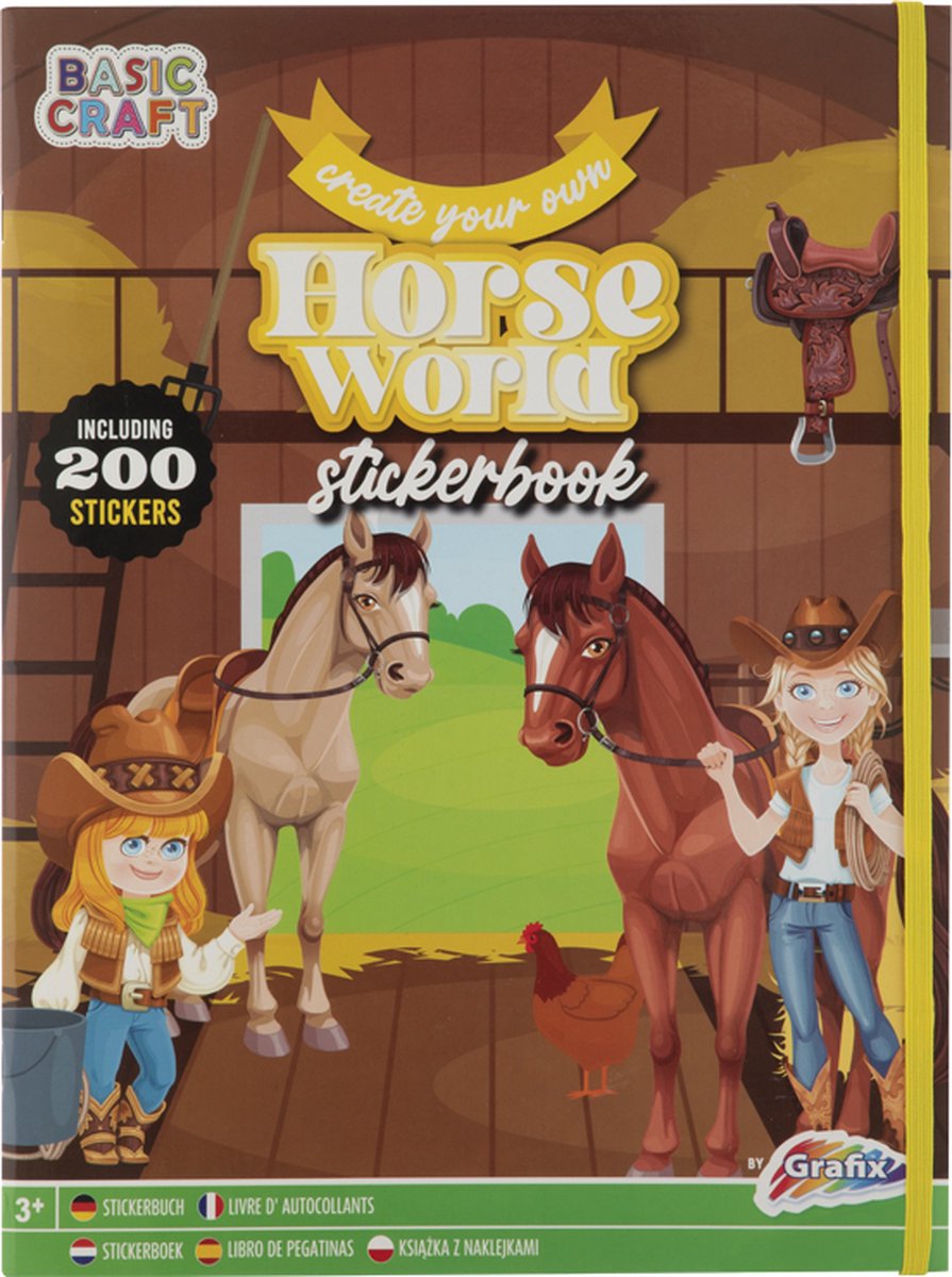 Pegatinas Libro Magical Horses, 200 pegatinas