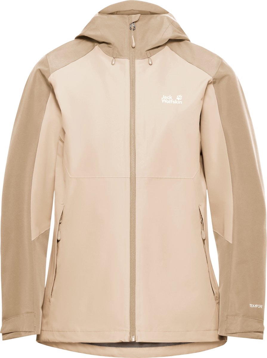 Jack wolfskin wildbound 2l jkt w giacca da esterno da donna-oyster