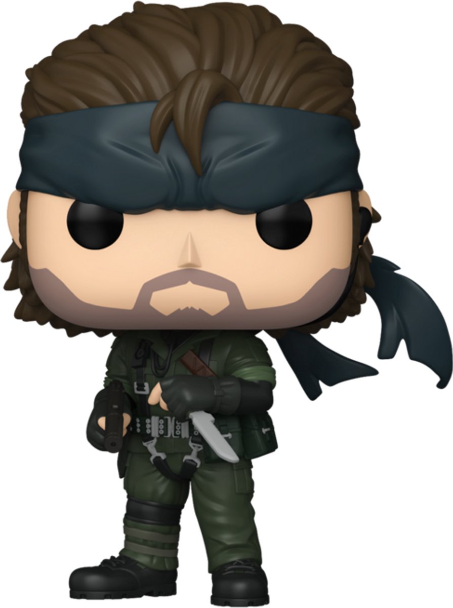 Funko metal gear solid snake eater - naked snake vinylfiguur 1053 pop! standaard