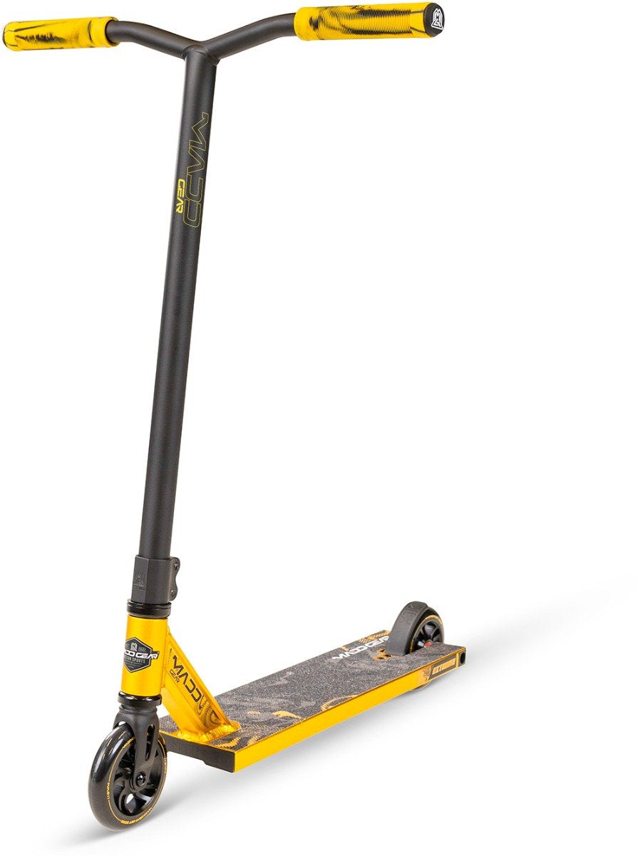 Madd Gear mgx - monopattino acrobatico - oro nero - ruote da 110mm - scocca in alluminio - cuscinetti abec-9