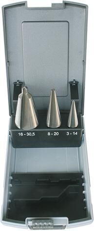 Set di bit di trapano PEELER PRO.3 PC in scatola di plastica