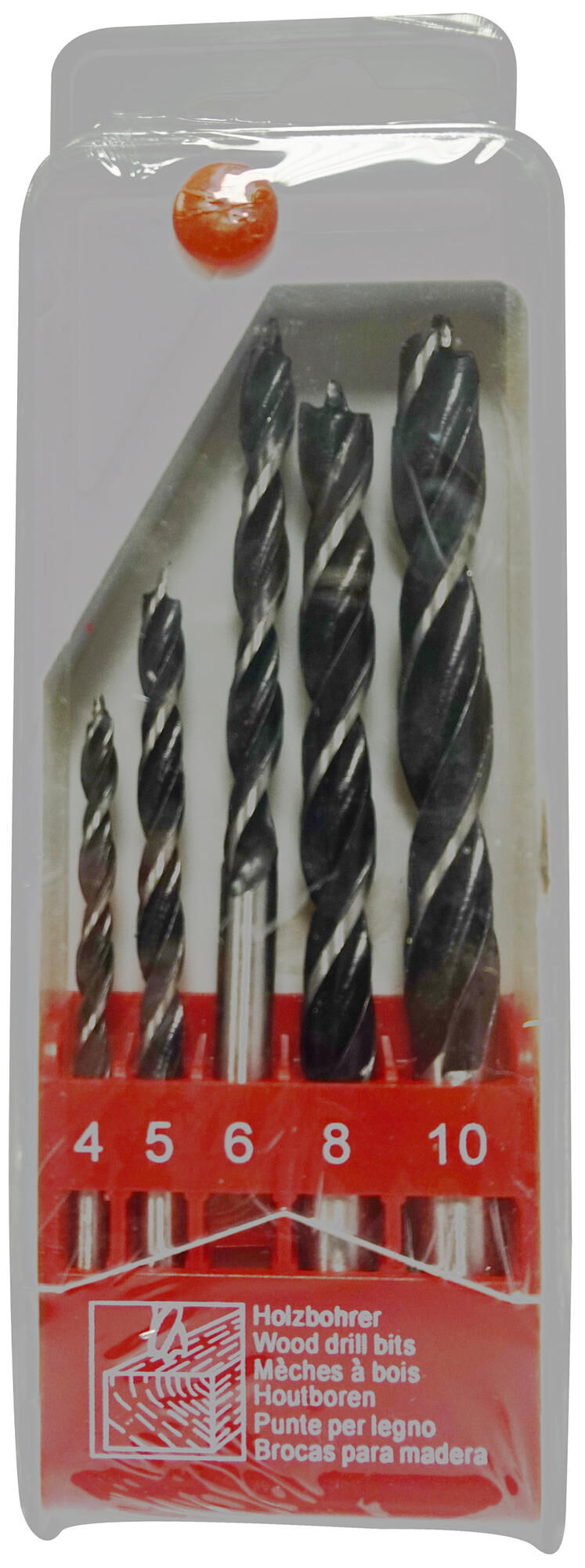 Set di trapani con torsione in legno Pro 5Tlg.