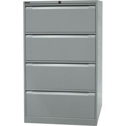 Mobile classificatore bisley df4355 argento 4 cassetti