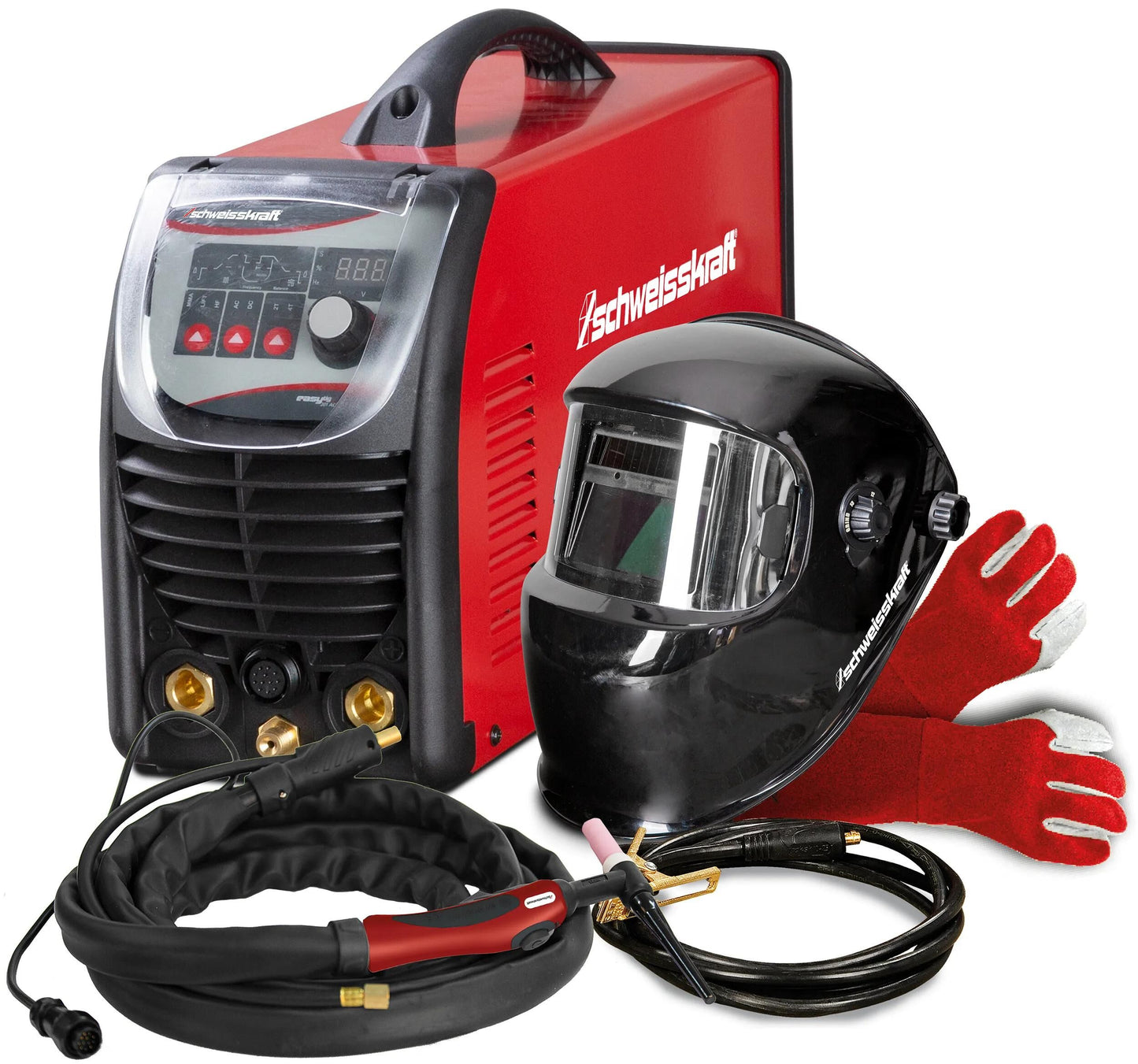 Saldatrice Schweisskraft easy-tig 201 ac dc set di azioni a impulsi dispositivi di saldatura inverter easy-tig 201 ac dc pulsato