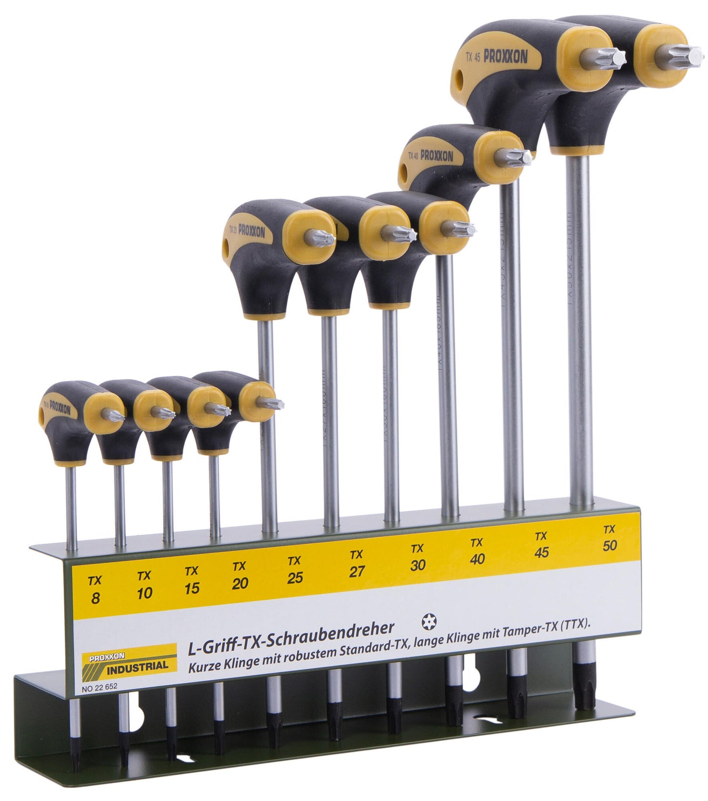 Proxxon Torx destornillador se coloca 10 partes