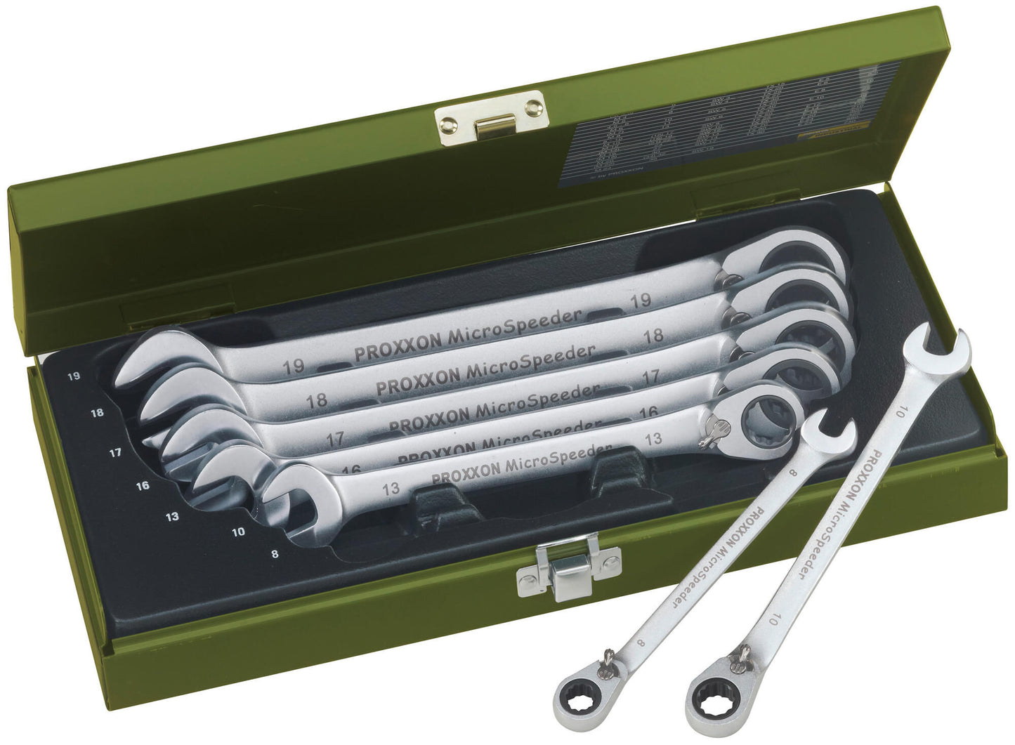Conjunto de llave de trinquete proxxon de 6 piezas
