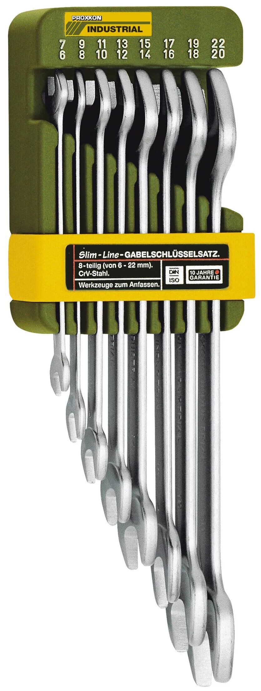 Set di chiave a doppia mascella Proxxon.