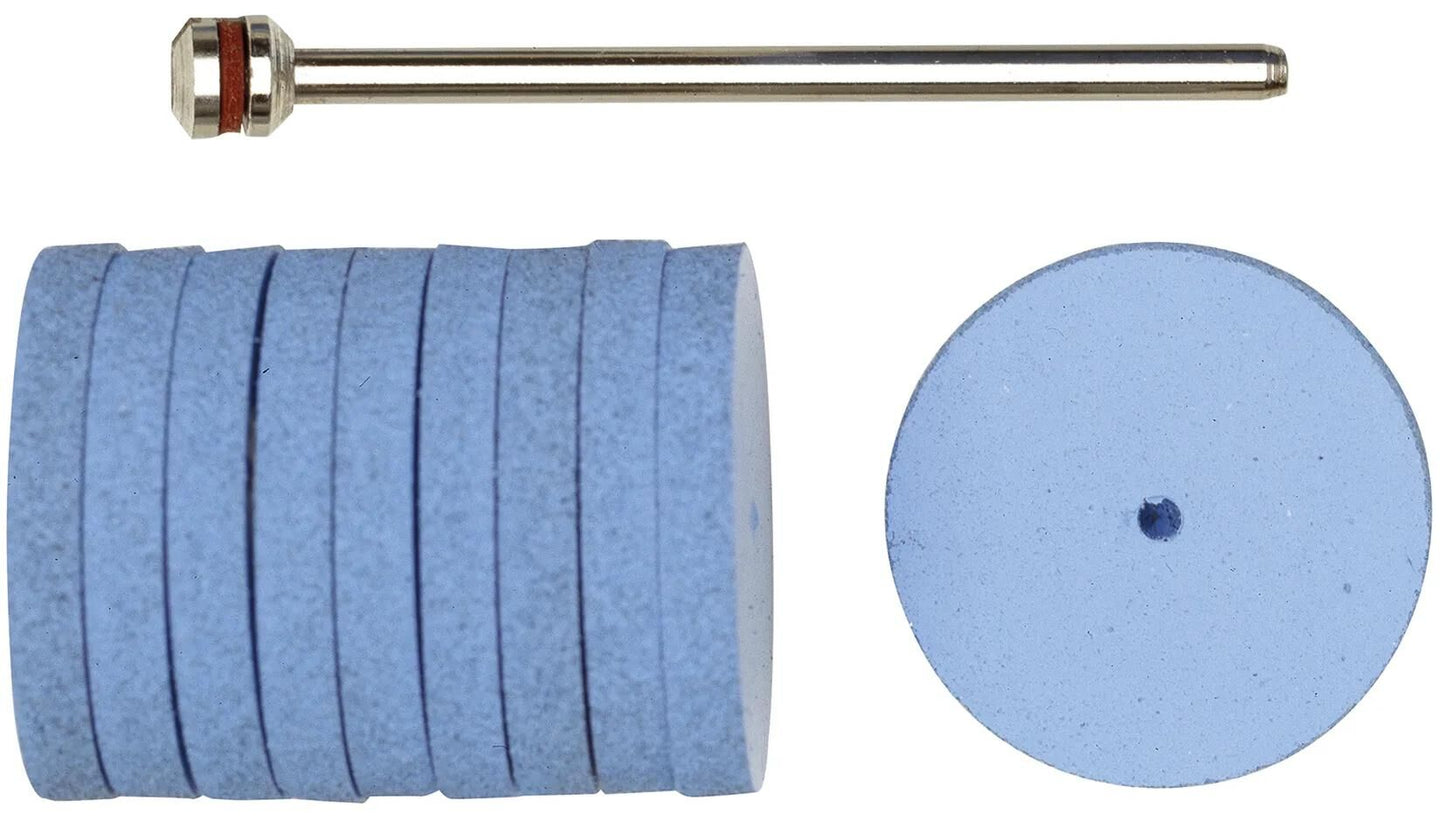 Proxxon set polijststiften silicone polishing disk wheel 22mm 10st