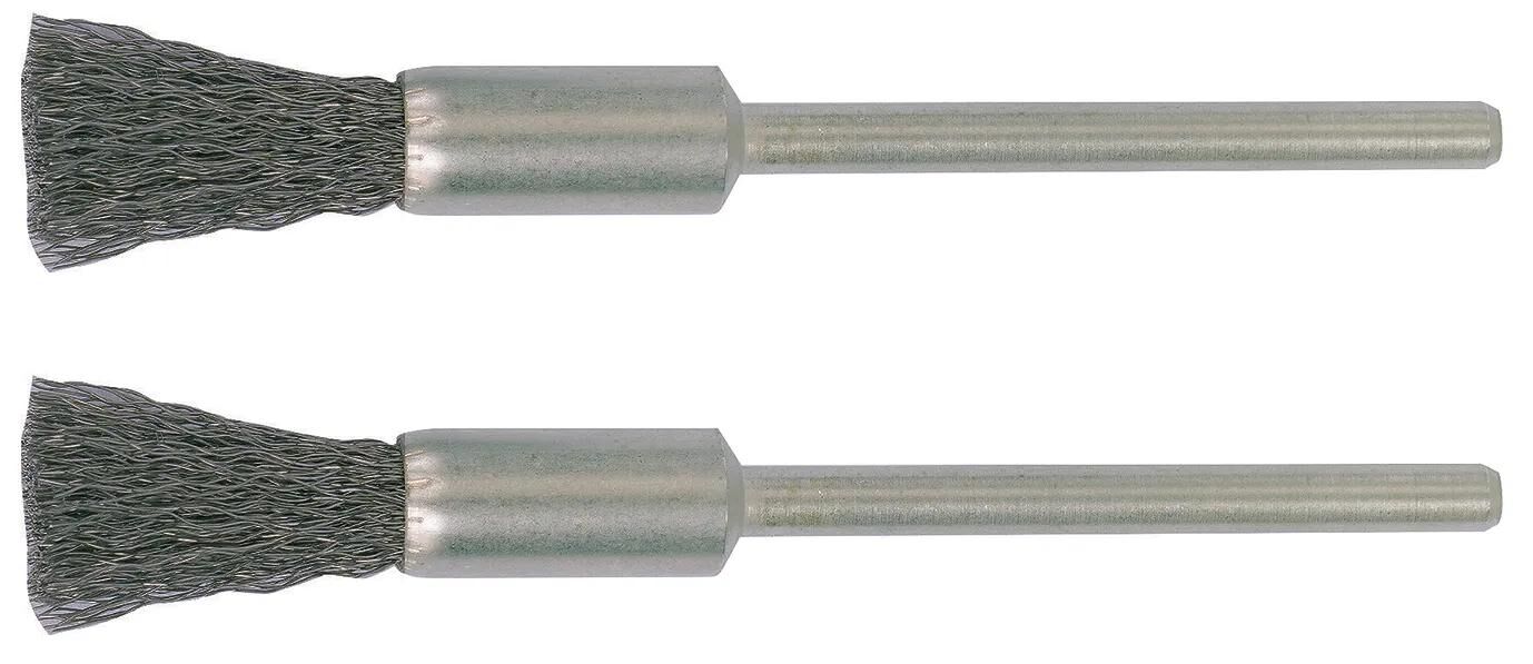 Cepillos Proxxon eje 2.35 d = 8 mm de acero 2pcs.