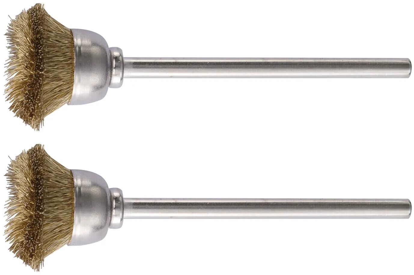 Cepillos proxxon w. eje 2pcs d = 13 mm de latón