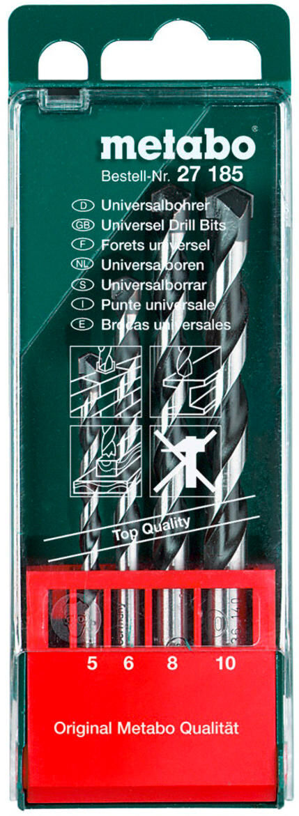 Metabo Universal Drill Bit Bit 4-Part