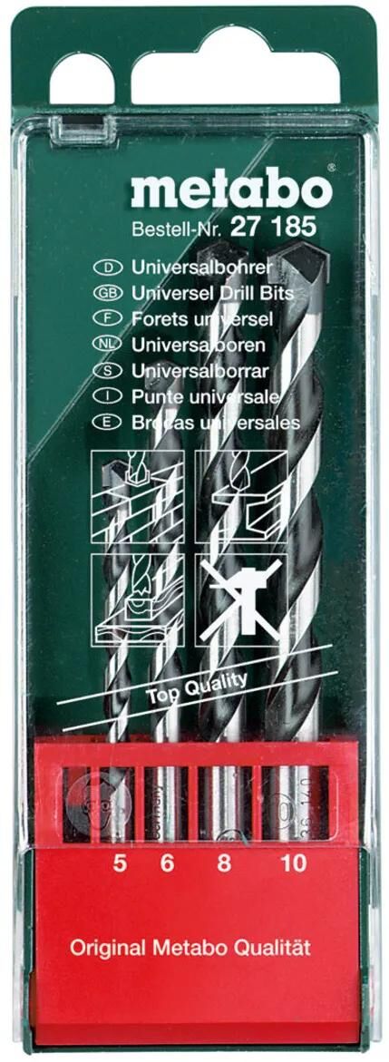 Metabo Universal Drill Bit Bit 4-Part