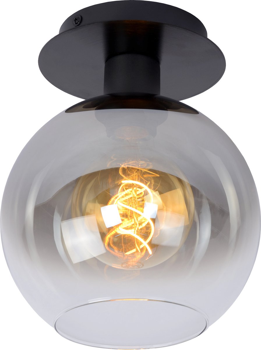 Lucide marius - lampada da soffitto (lampada da soffitto) - 1xe27 - nero