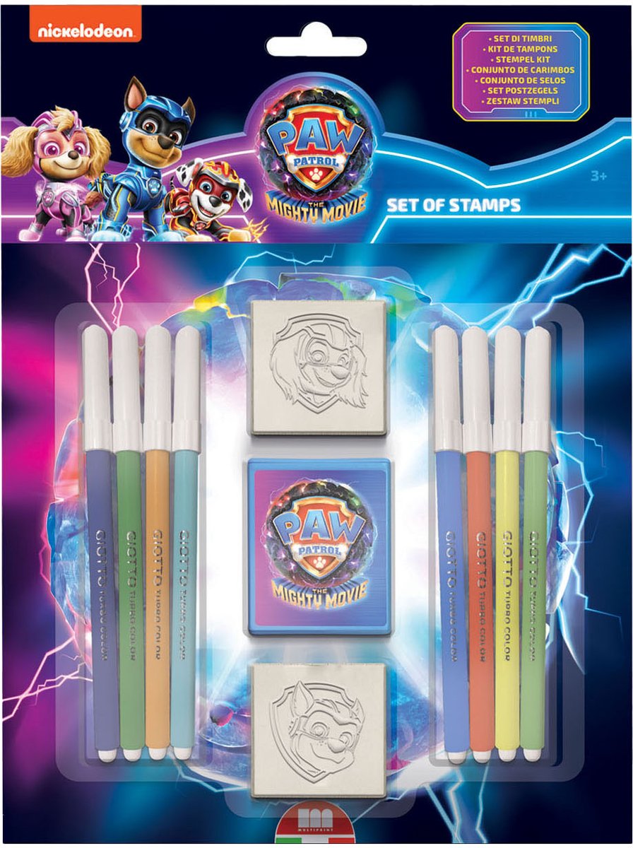 Set di francobolli arcobaleno multiprint, 11dlg,