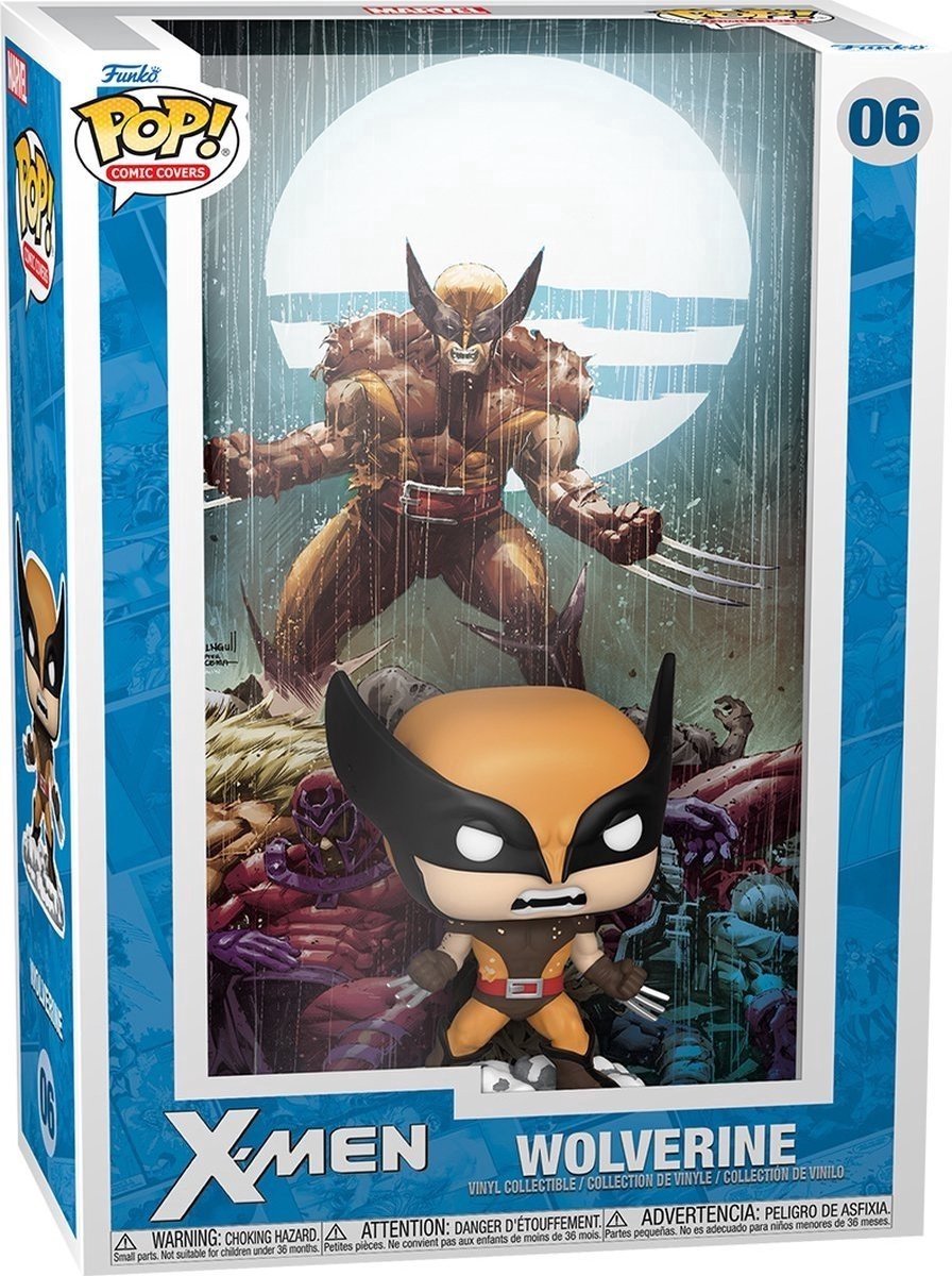 Portada del cómic funko pop: x-men - wolverine pop #06