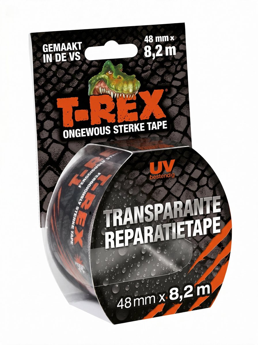 T-rex 820-48 - clear pakband - 48 mm x 8.2m - transparant