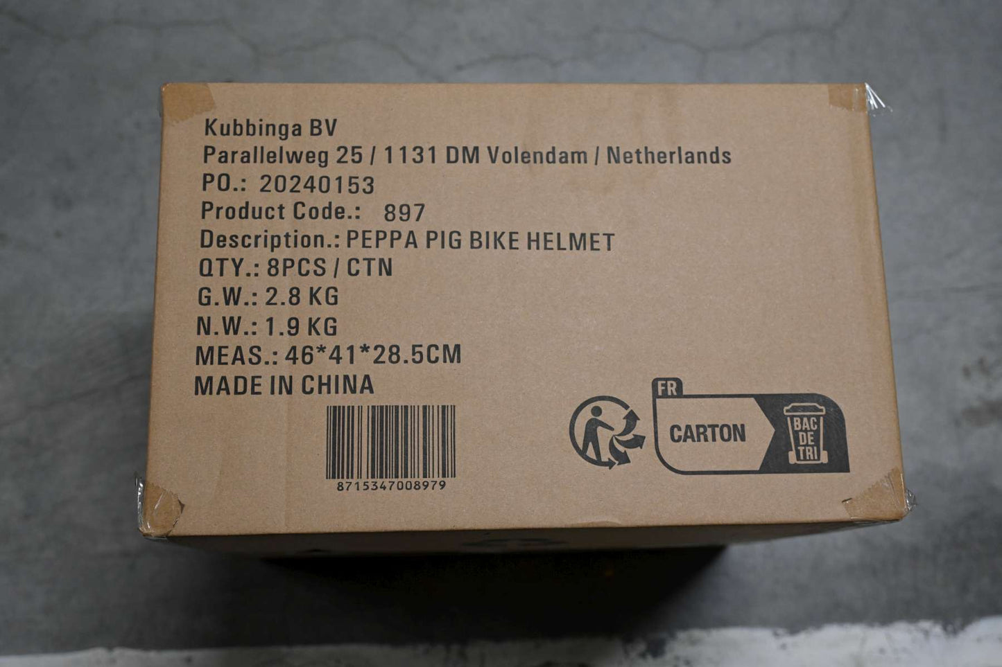 Peppa Pig Bicycle Helmet Pink 51-55 cm