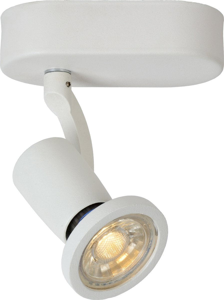 Lucide jaster-led - plafondspot (plafondlamp) - led - gu10 - 1x5w 2700k - wit