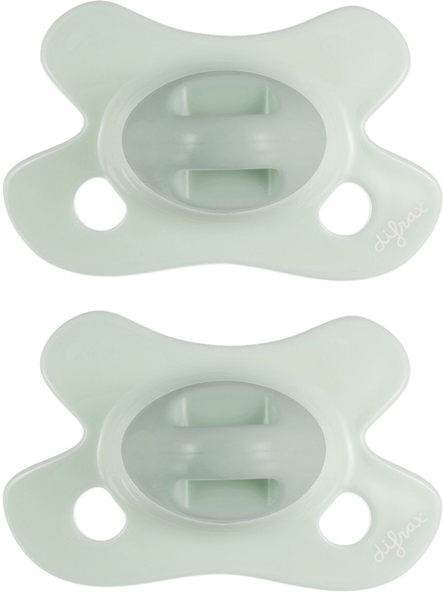 Difrax fopspeen dental - newborn - lichtgroen - 2 stuks