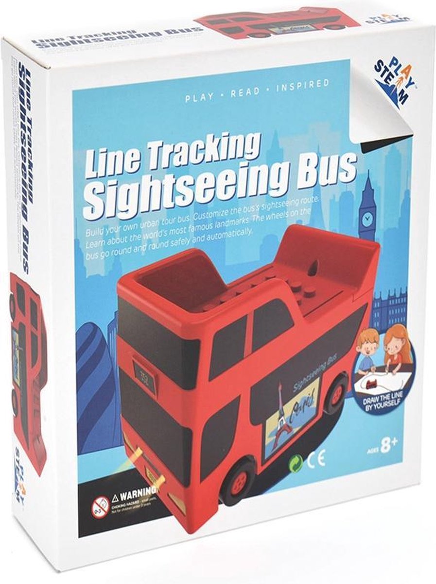 Playsteam - line tracking sightseeing bus