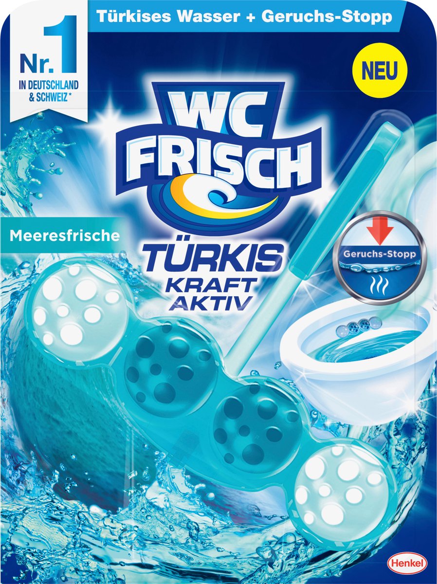 WC Fresh WC blocco turchese Power Active Sea Freshness, 1 pz