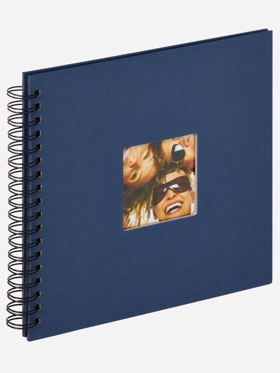 Walther sa-108-l fun - album a spirale - misura 26 x 25 cm - blu