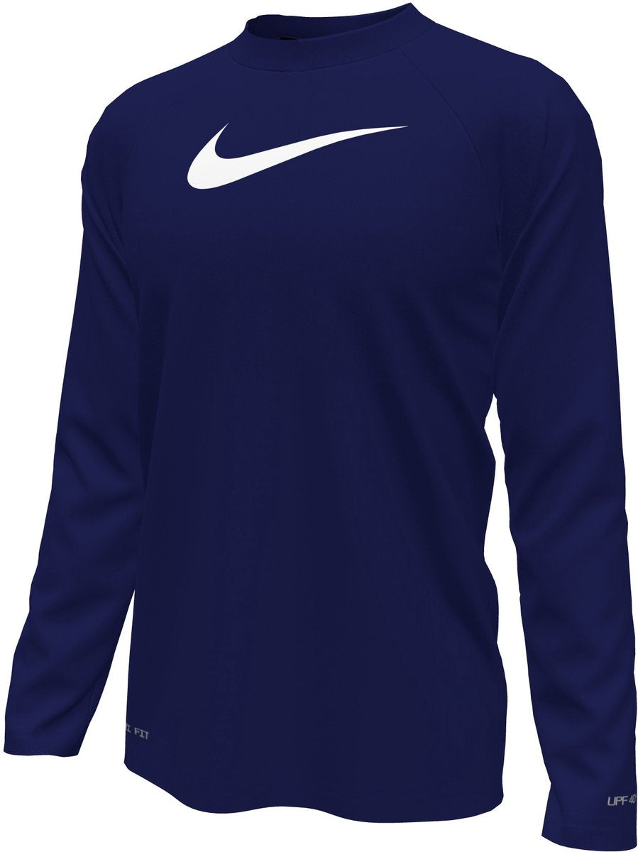 Camiseta de natación Nike swim hydroguard esencial ls junior - talla 140