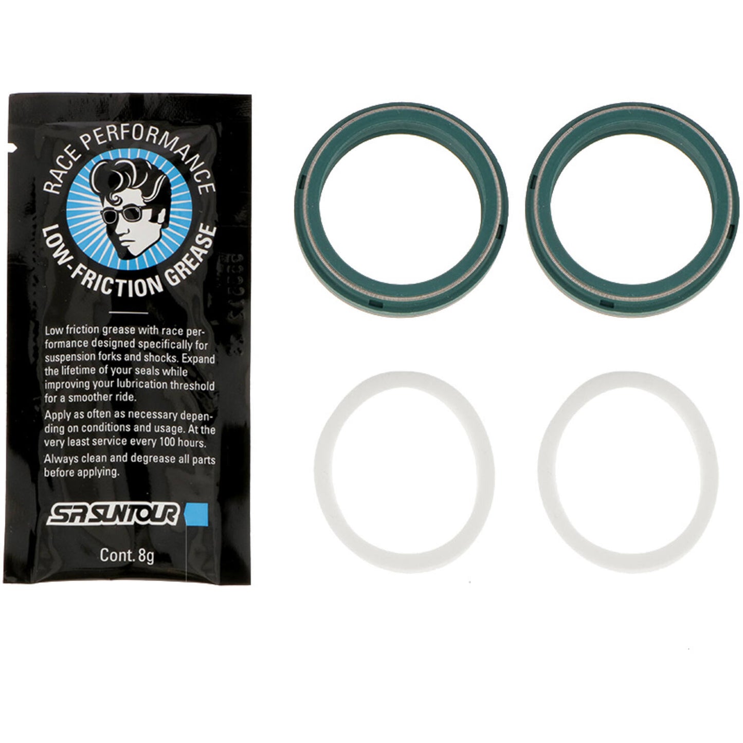 Sello de tela del kit de servicio Srsuntour SunTour para Axon34 WX Elite FKA122-02