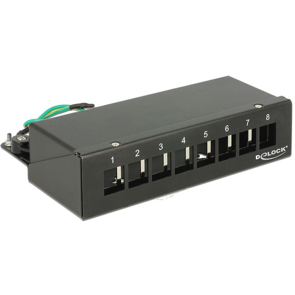 Delock Keystone Desktop Path Panel 8 Puerto