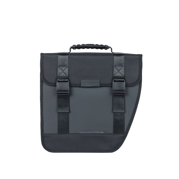 Tour de albahaca a la izquierda: bolsa de bicicleta individual, negro, impermeable