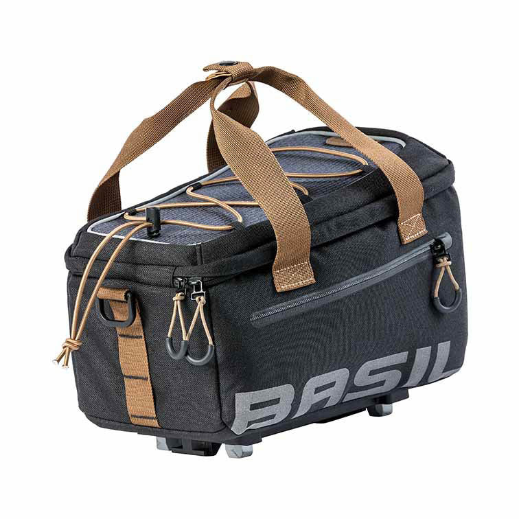 Basil Miles Trunkbag Mik - Bolsa Privet de equipaje impermeable - 7L - Negro