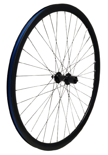 KGZ KGZ Rueda trasera de 28 pulgadas (622) Cassette 8-10V Centerlock Rim and Spokes Negro