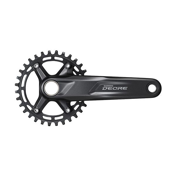 Cranket Shimano 10 11 Velocidad Deore FC-M5100-1 con 170 mm Crankarm 30t Negro