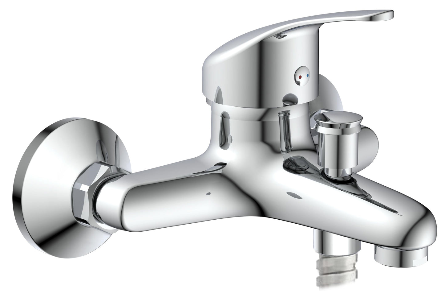 Eisl eisl Bathmeng Crane Grande Vita Chrome -colorato