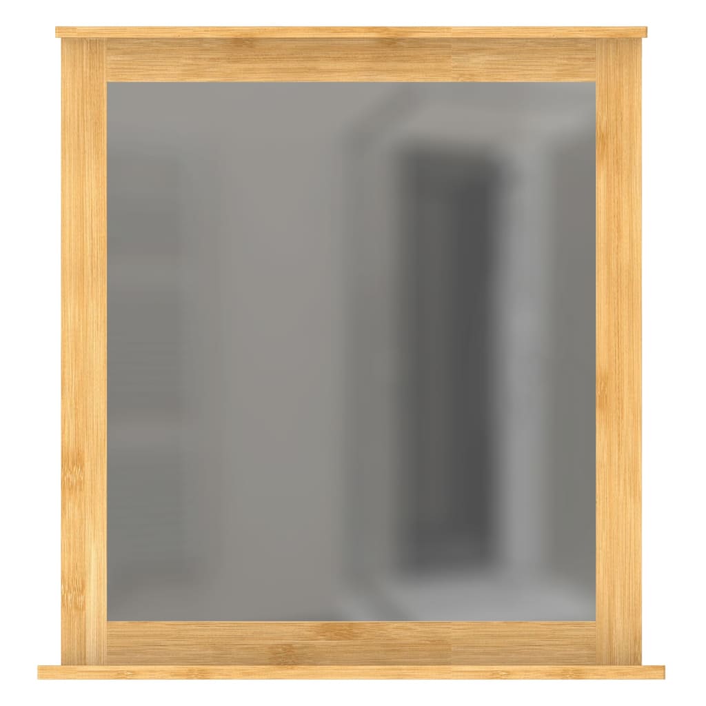 Specchio Eisl con telaio di bambù 67x11x70 cm