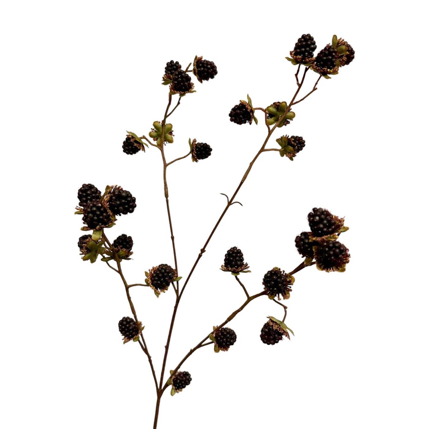 Roberts collection rama artificial con moras negro 76cm