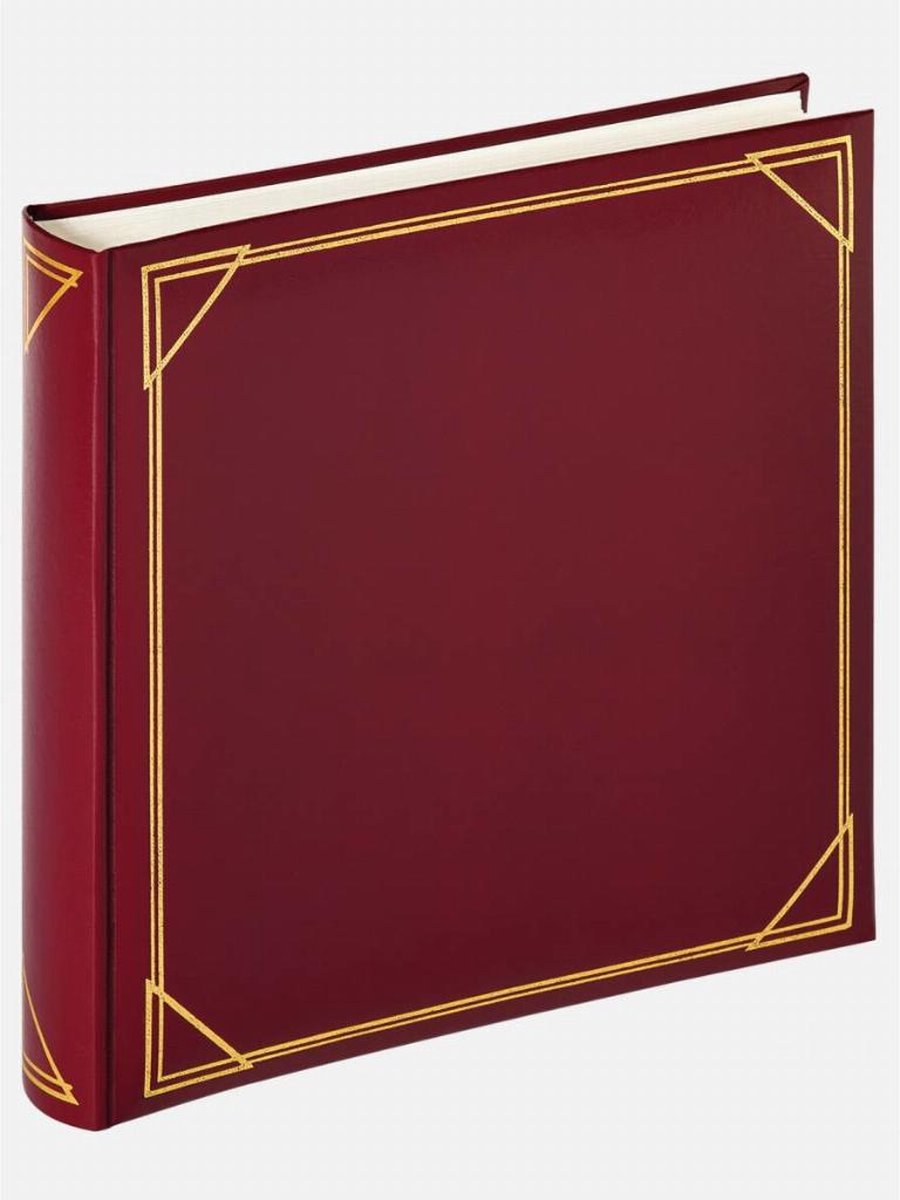 Walther mx-200-r standard - album classico - formato 30 x 30 cm - 100 pagine bianche - rosso