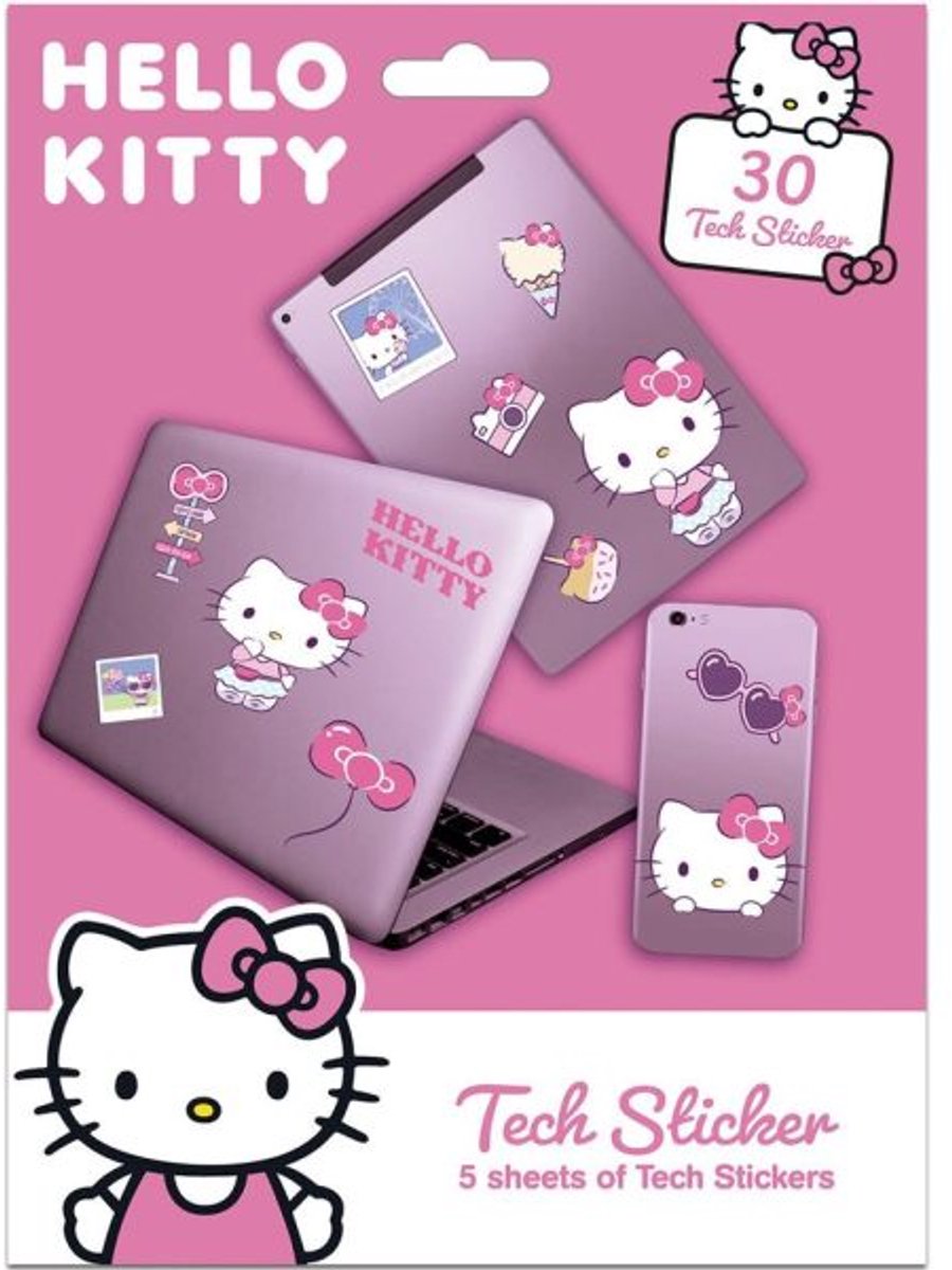 Pegatinas tecnológicas de hello kitty (luna park)