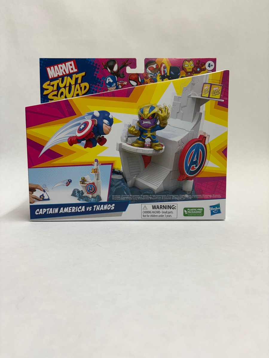 Squadra acrobatica Marvel -Captain America vs Thanos- Hasbro