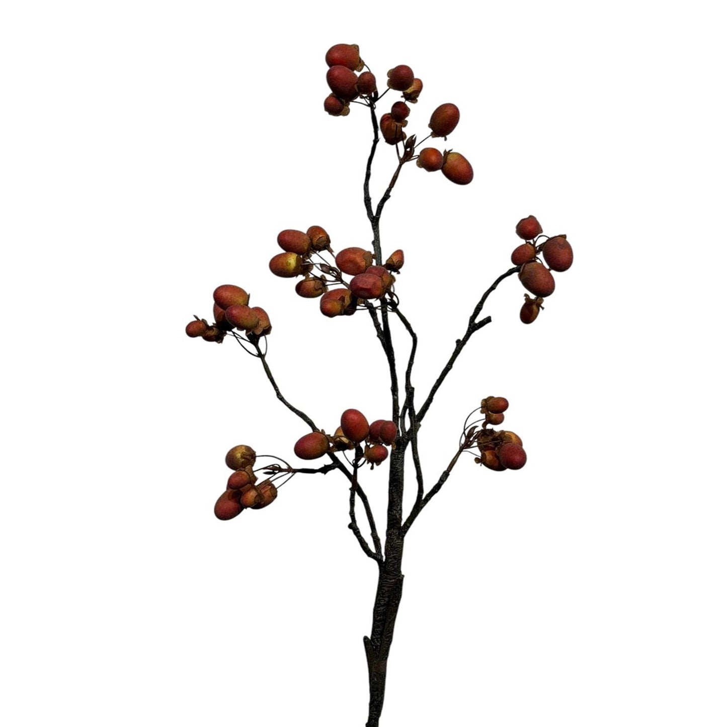 Ramo artificiale collezione Roberts con bacche arancioni 90 cm