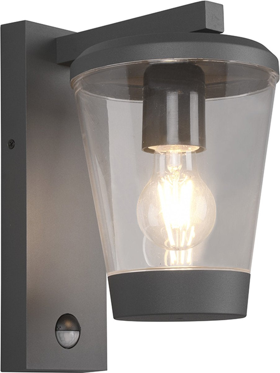 Trio cavado - wandlamp - antraciet - excl. 1x e27 4 w - - buitenverlichting - ip44