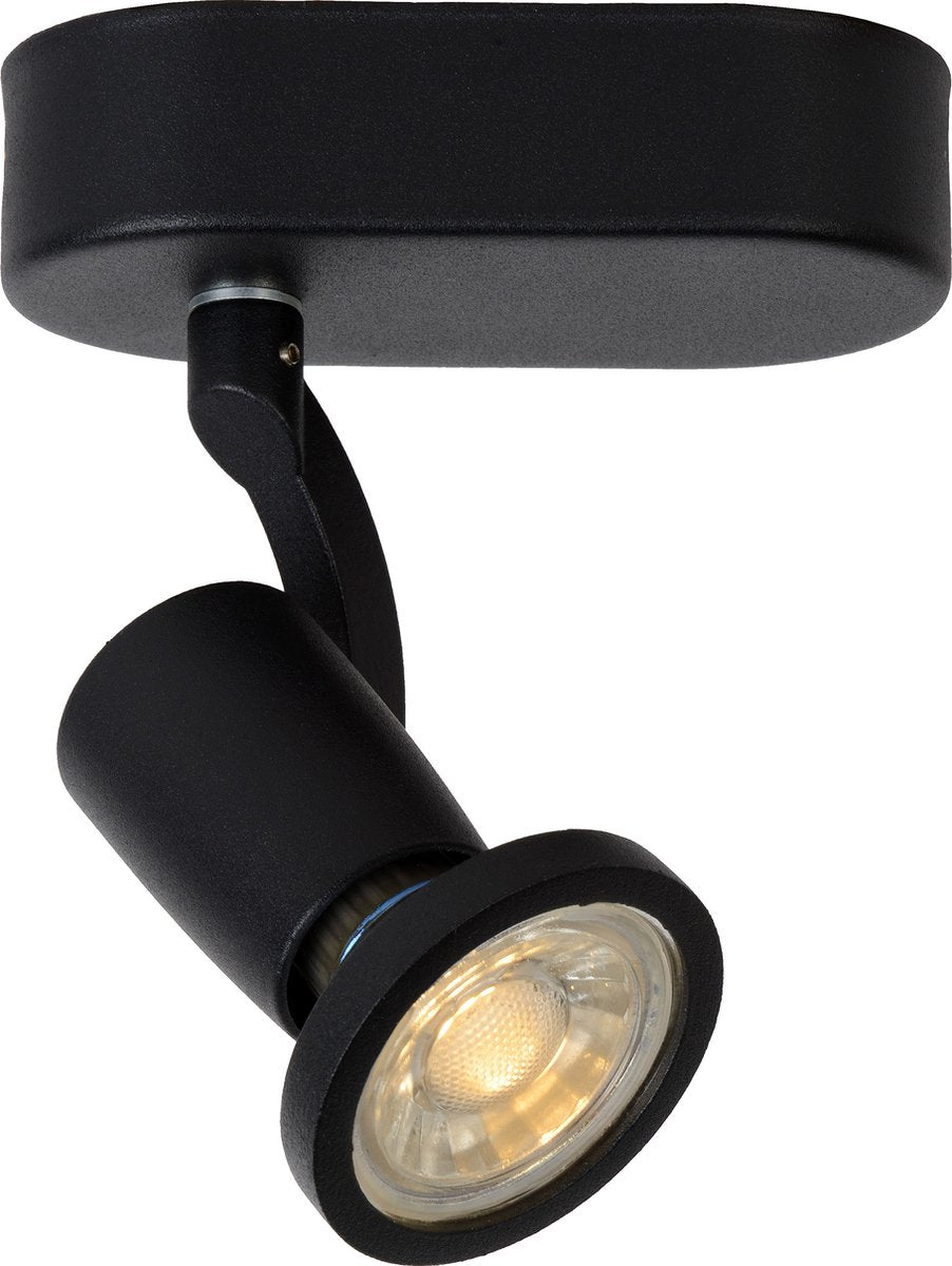 Lucide jaster-led - faretto da soffitto (lampada da soffitto) - led - gu10 - 1x5w 2700k - nero