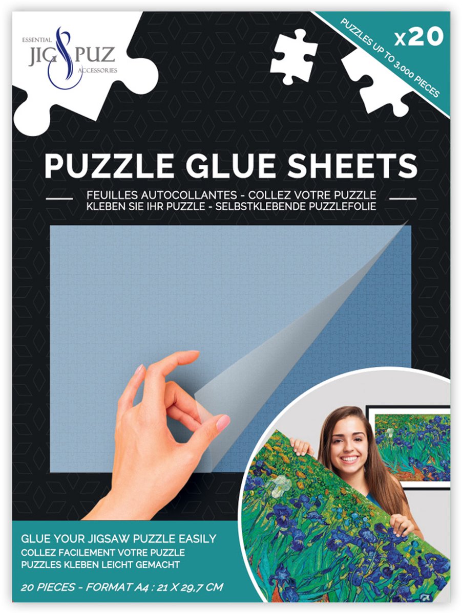 Jig puz puzzel kleeffolie – voor 3000 stukjes – 1 vel