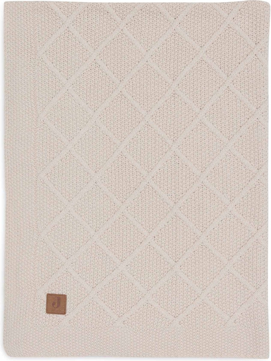 Jollein - coperta per lettino 100x150 cm - coperta per bebè - maglia avena a quadri