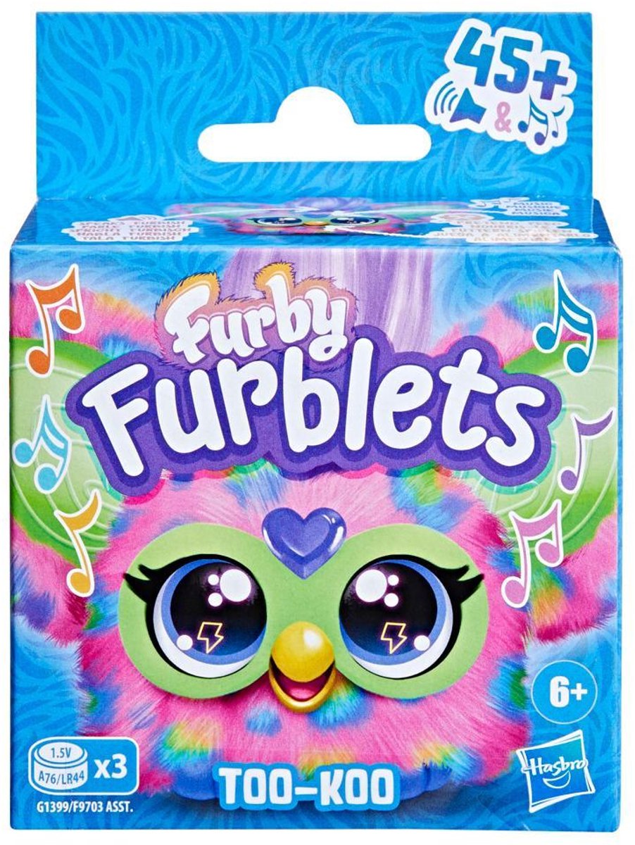Hasbro furblet too-koo mini furby azul
